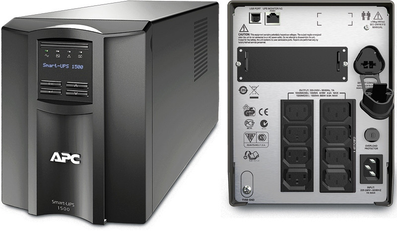 ИБП APC Smart-UPS 1500VA SMT1500I