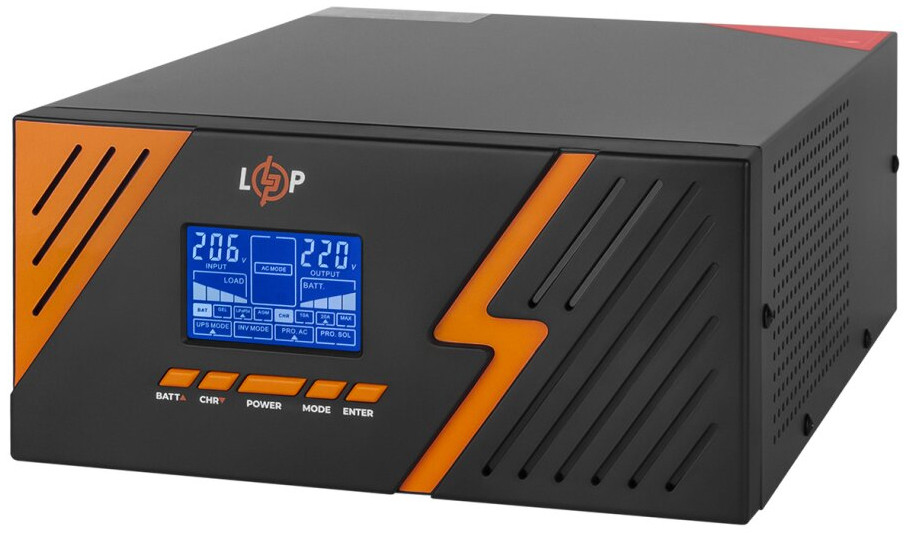 ИБП Logicpower 12V LPM-PSW-1500VA Black 1500 ВА черный