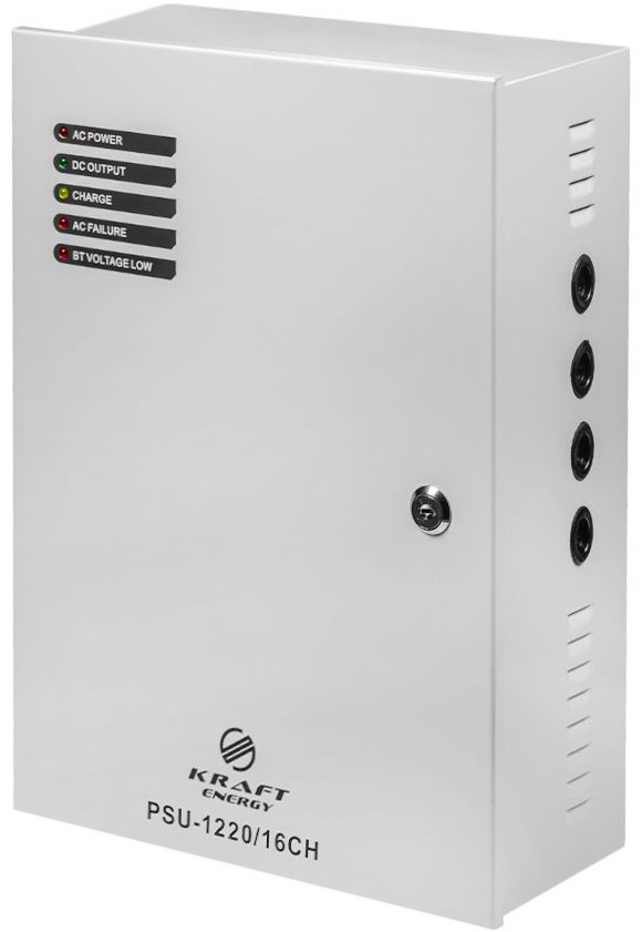 Міні ДБЖ Kraft Energy PSU-1220/16CH 16 каналів, 20 А вихідний струм