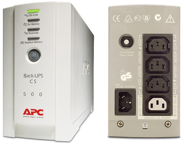 ИБП APC Back-UPS CS 500VA BK500-RS