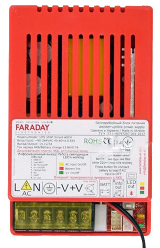Мини ИБП Faraday Electronics Smart ASCH 55W UPS PL