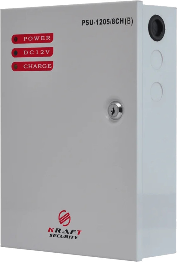 Низковольтный ИБП Kraft Energy PSU-1205/8CH(B