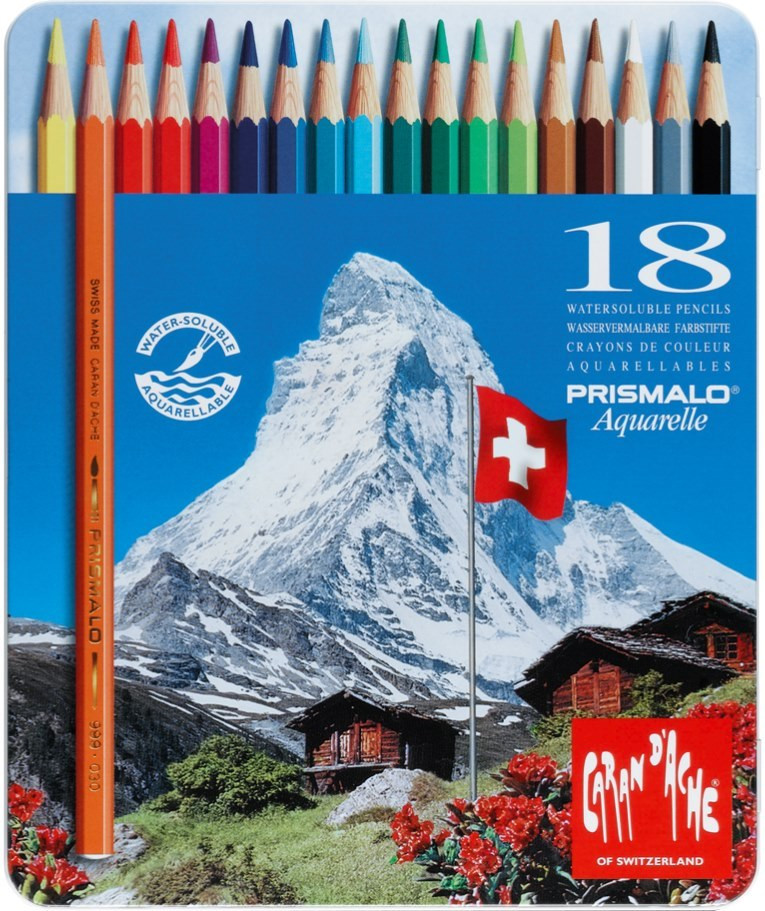 Карандаши Caran dAche Set of 18 Prismalo