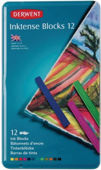 Карандаши Derwent Inktense Blocks Set of 12
