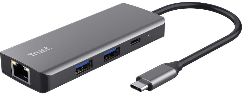 USB-хаб Trust Dalyx 6-in-1 USB-C Multi-Port Adapter