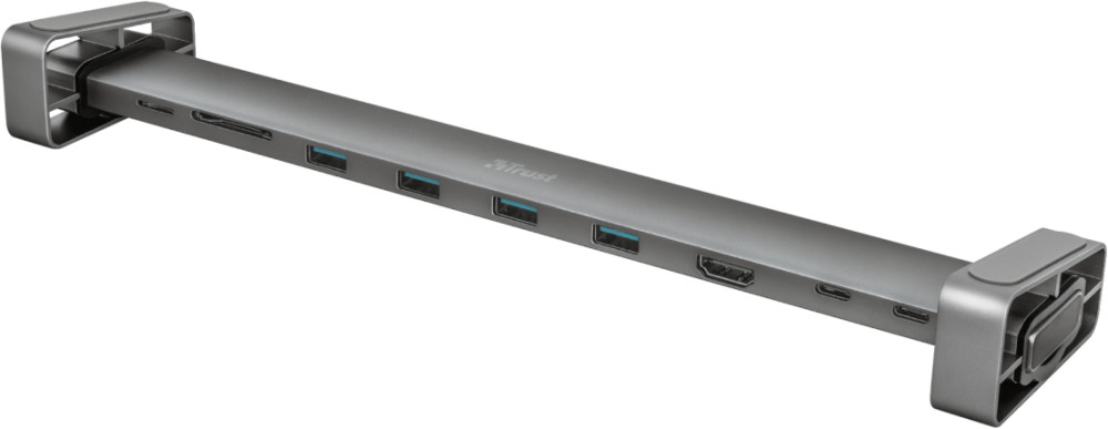 Картридер / USB-хаб Trust Dalyx Aluminium 10-in-1 USB-C Multi-port Dock