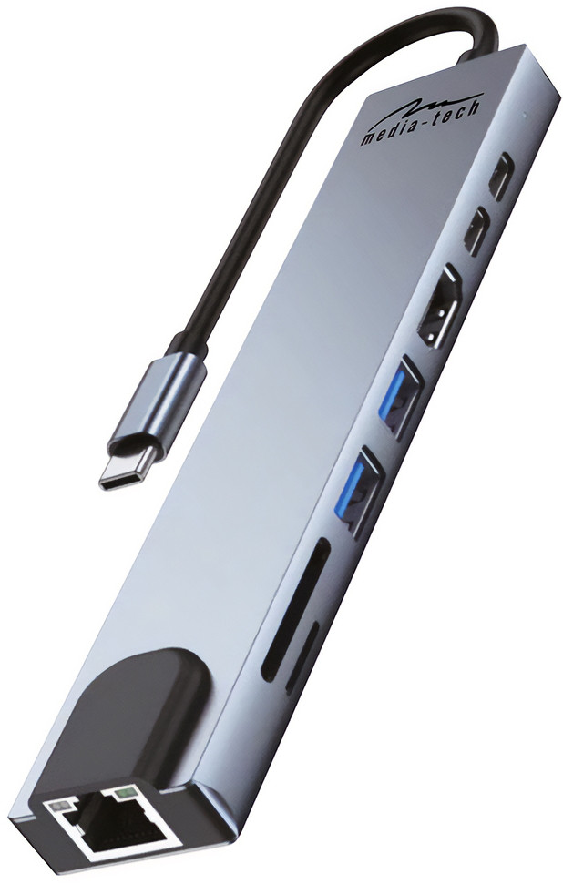 Картридер / USB-хаб Media-Tech MT5046