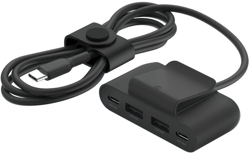 USB-хаб Belkin BoostCharge 4-Port USB Power Extender