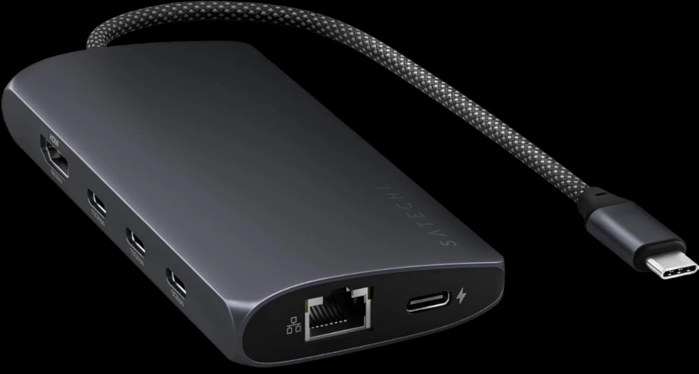 Картридер / USB-хаб Satechi USB-C Multiport Adapter 8K With Ethernet V3