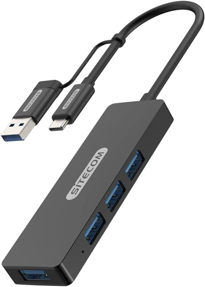 USB-хаб Sitecom USB-C Hub 4 Port CN-414