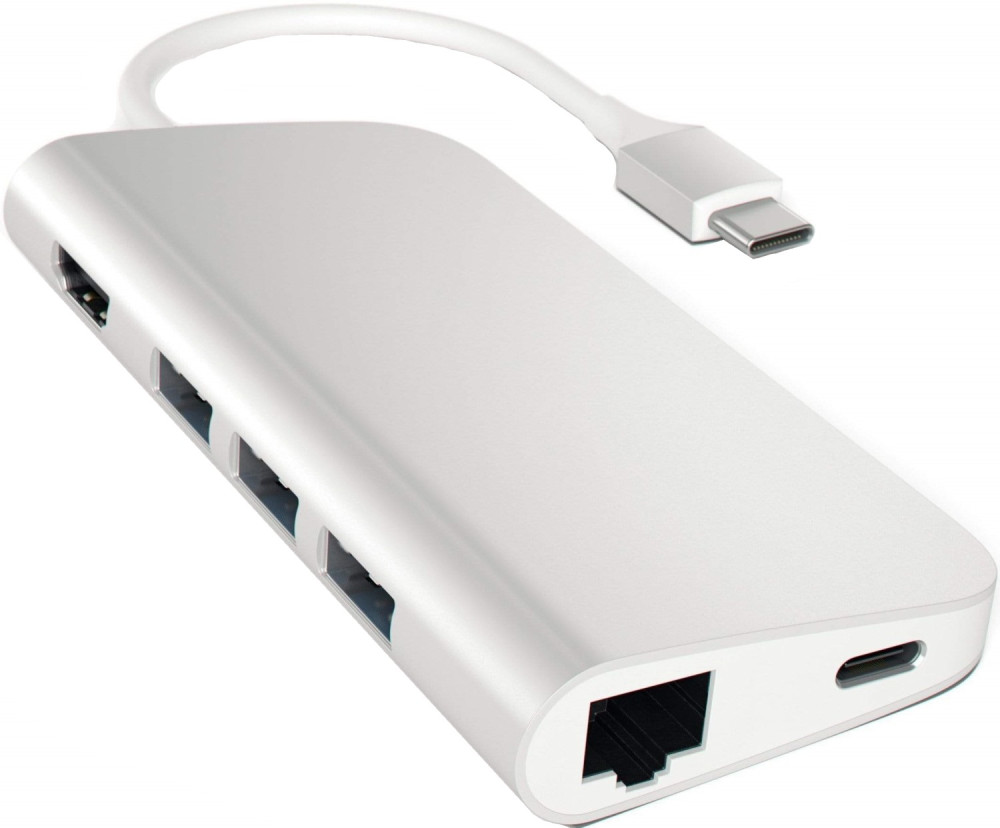 Картридер / USB-хаб Satechi Type-C Multi-Port Adapter 4K with Ethernet