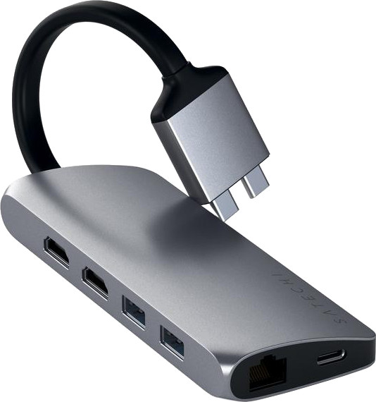 Картридер / USB-хаб Satechi Type-C Dual Multimedia Adapter