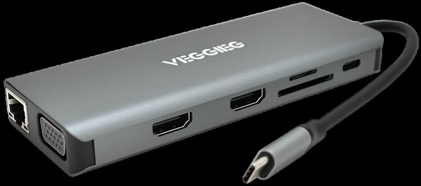 Картридер / USB-хаб Veggieg TC12