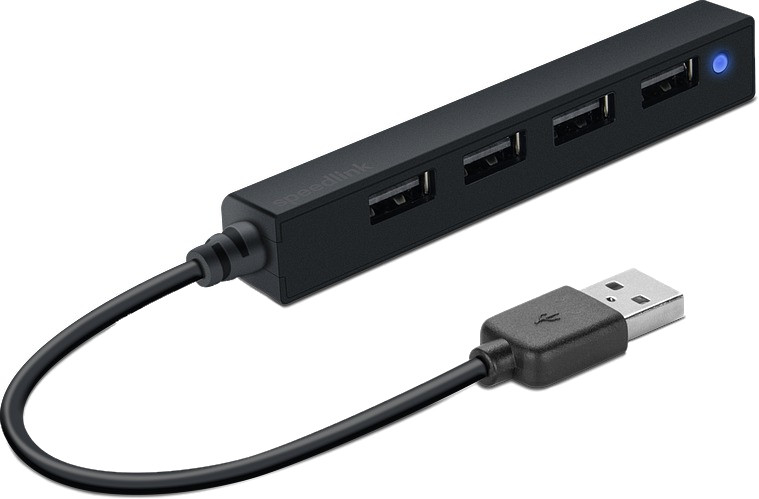 USB-хаб Speed-Link Snappy Slim USB Hub 4 Port 2.0 Passive
