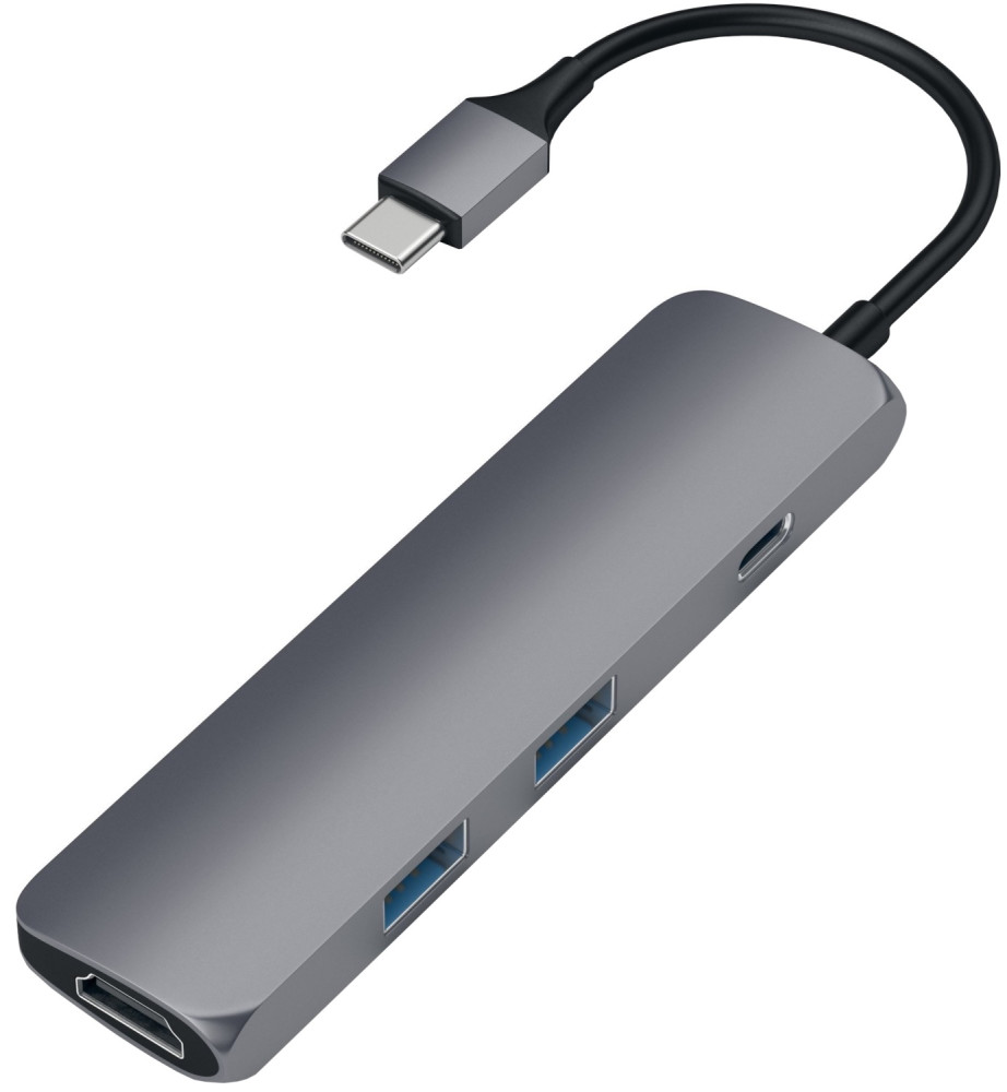 USB-хаб Satechi Slim Aluminum Type-C Multi-Port Adapter 4K