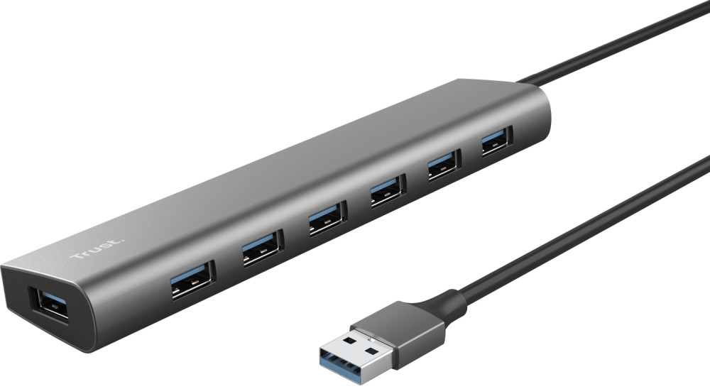 USB-хаб Trust Halyx 7 Port USB 3.2 Gen1 Hub