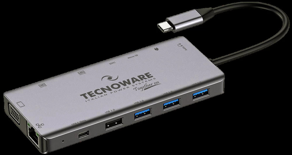 Кардридер / USB-хаб Tecnoware FHUB17692