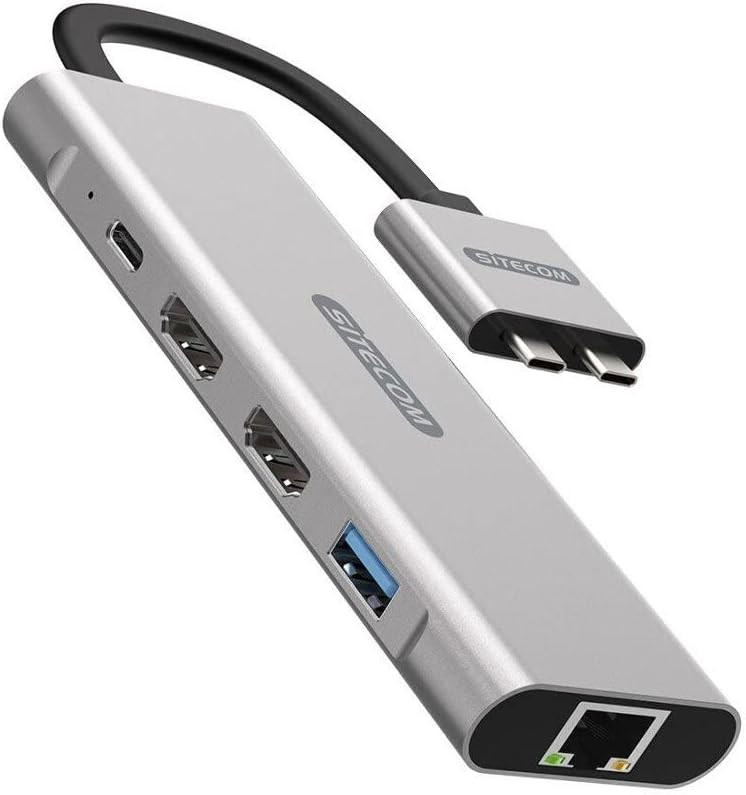 USB-хаб Sitecom Dual USB-C Multiport Pro AdapterPD