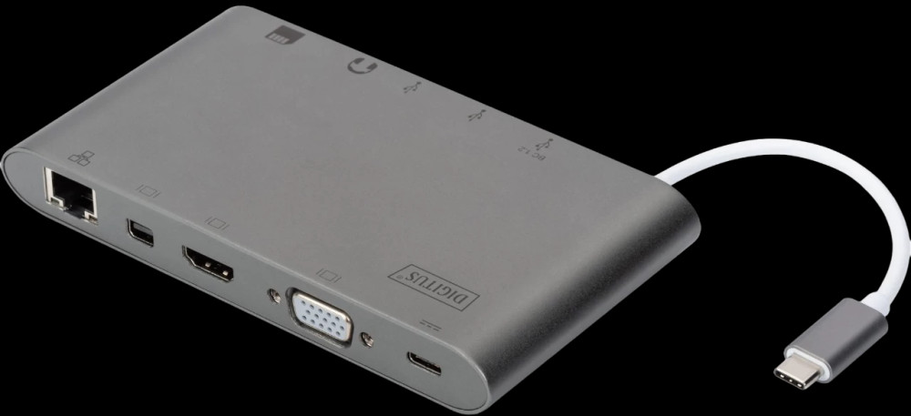 Картридер / USB-хаб Digitus DA-70875