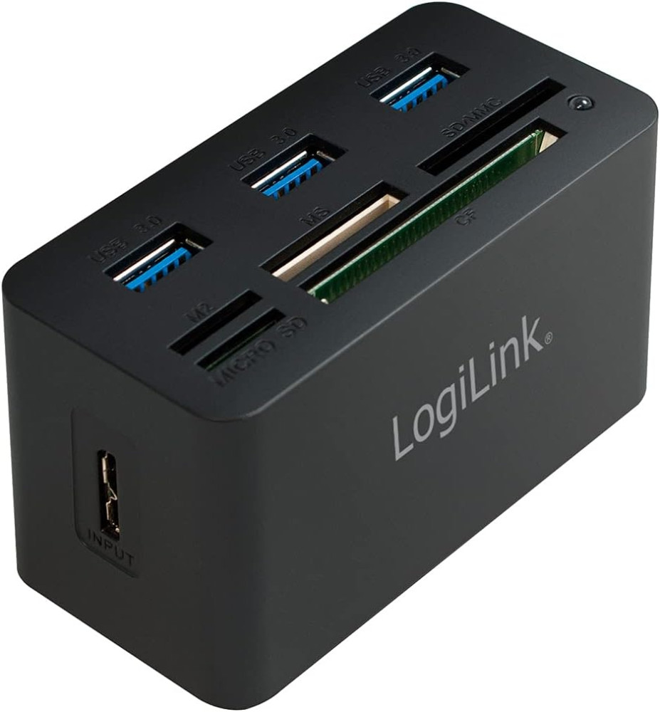 Картридер / USB-хаб LogiLink CR0042