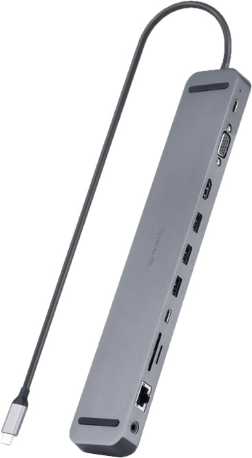 Кардридер / USB-хаб REAL-EL CQ-1000