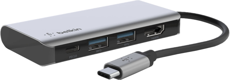 USB-хаб Belkin Connect USB-C 4-in-1 Multiport Adapter