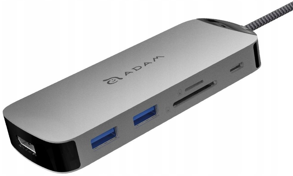 Кардридер / USB-хаб ADAM Elements CASA HUB X DP USB-C 8K 10-in-1