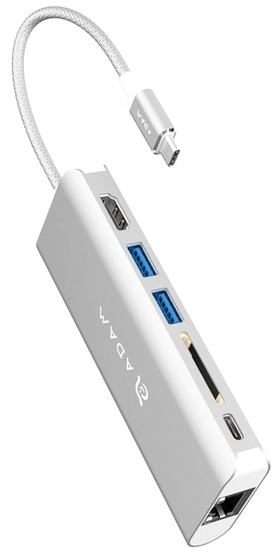 Кардридер / USB-хаб ADAM Elements CASA Hub A01 USB 3.1 Type C