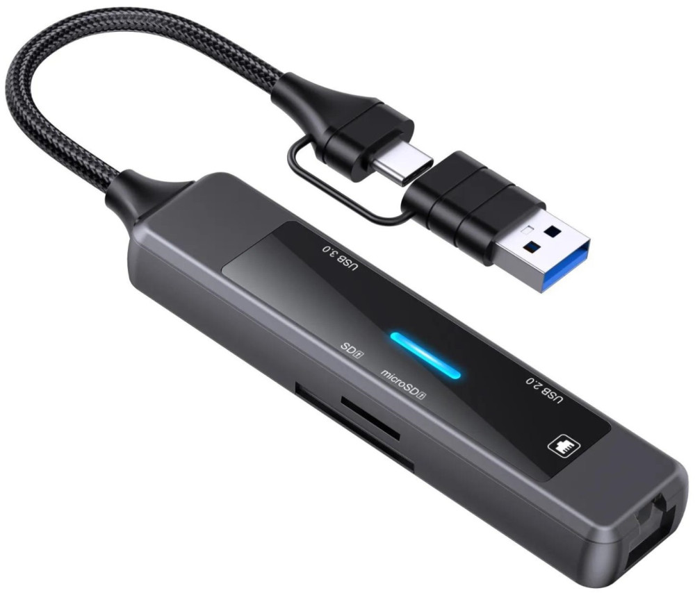 Картридер / USB-хаб XOKO AC-350