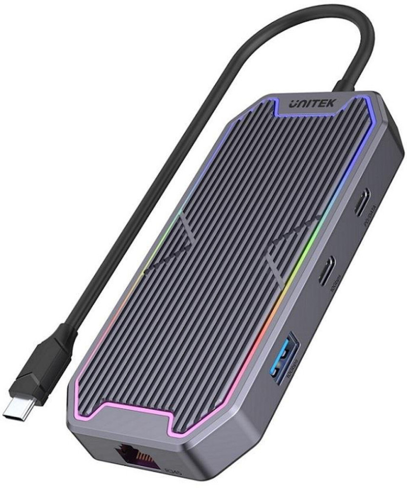 USB-хаб Unitek uHUB S7 7-in-1 USB-C Hub with 10Gbps Data HDMI and PD 100W