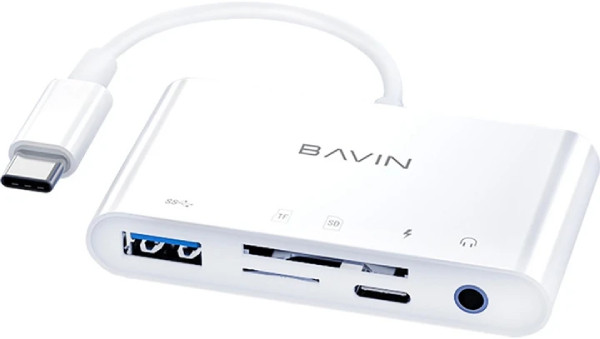 Картридер / USB-хаб Bavin OTG-32
