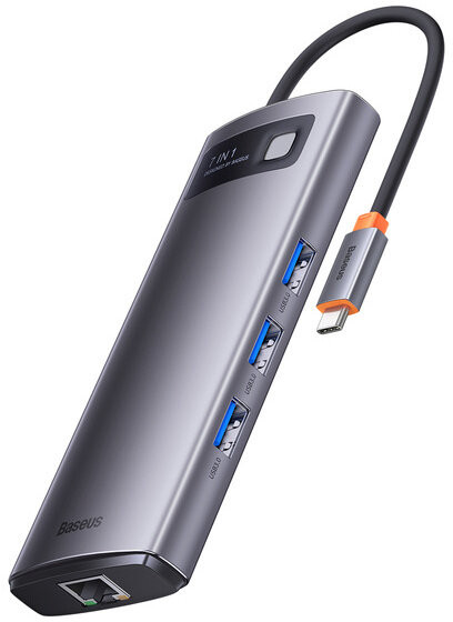 USB-хаб BASEUS Metal Gleam Series 7-in-1 Multifunctional Type-C HUB Docking Station