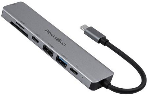 Картридер / USB-хаб Reinston EHUB05