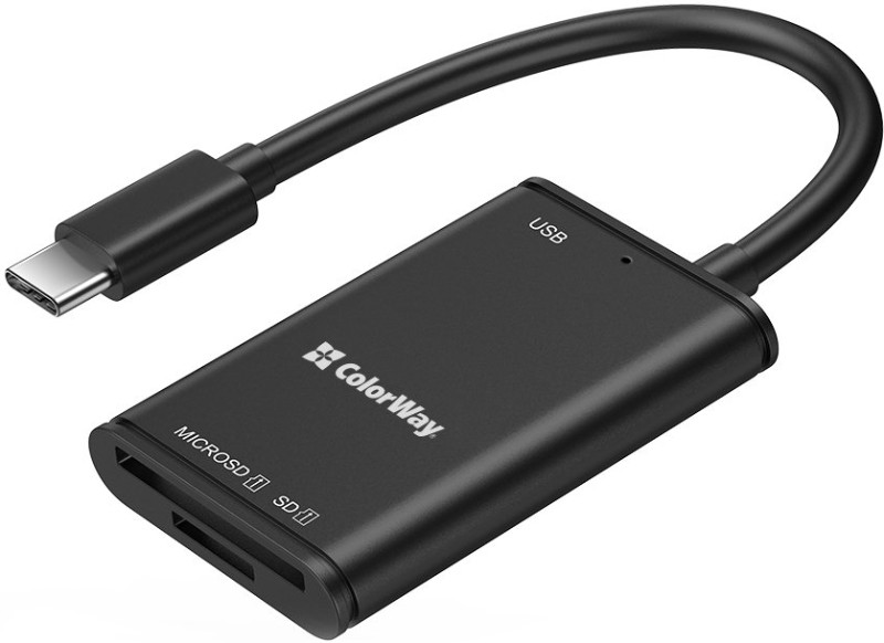 Картридер / USB-хаб ColorWay CW-CR-02