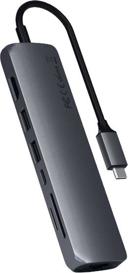 Картридер / USB-хаб Satechi Type-C Slim Multi-Port with Ethernet