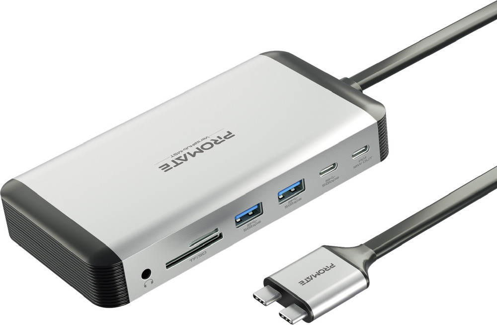 Кардридер / USB-хаб Promate VersaHub-MST