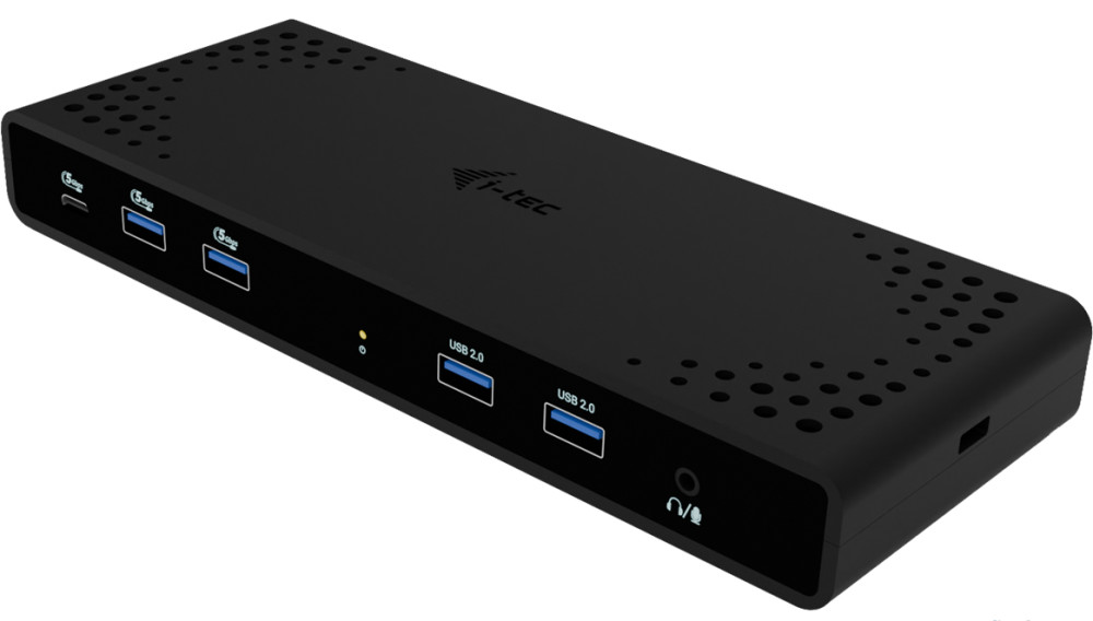 Картридер / USB-хаб i-Tec Universal Dual 4K Display Docking Station Power Delivery 85W USB-C Charger 100 W