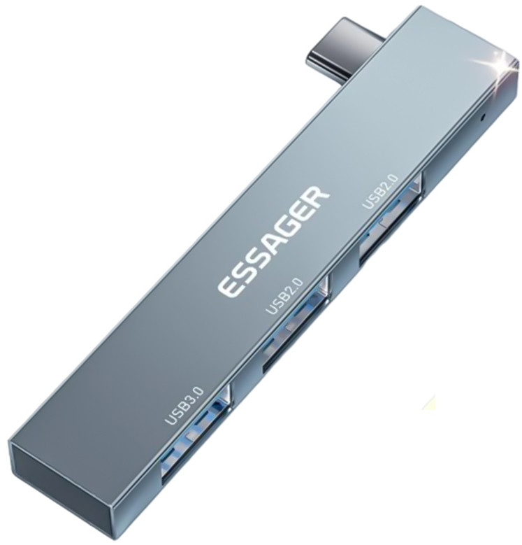 USB-хаб Essager EHBC03-FY0G-P