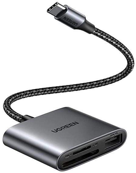 Картридер / USB-хаб Ugreen CM387