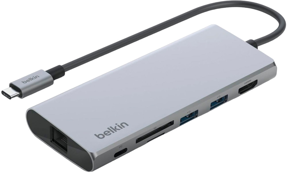 Картридер / USB-хаб Belkin Connect USB-C 7-in-1 Multiport Adapter