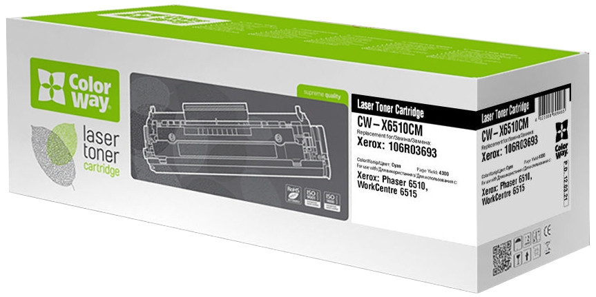 Картридж ColorWay CW-X6510CM