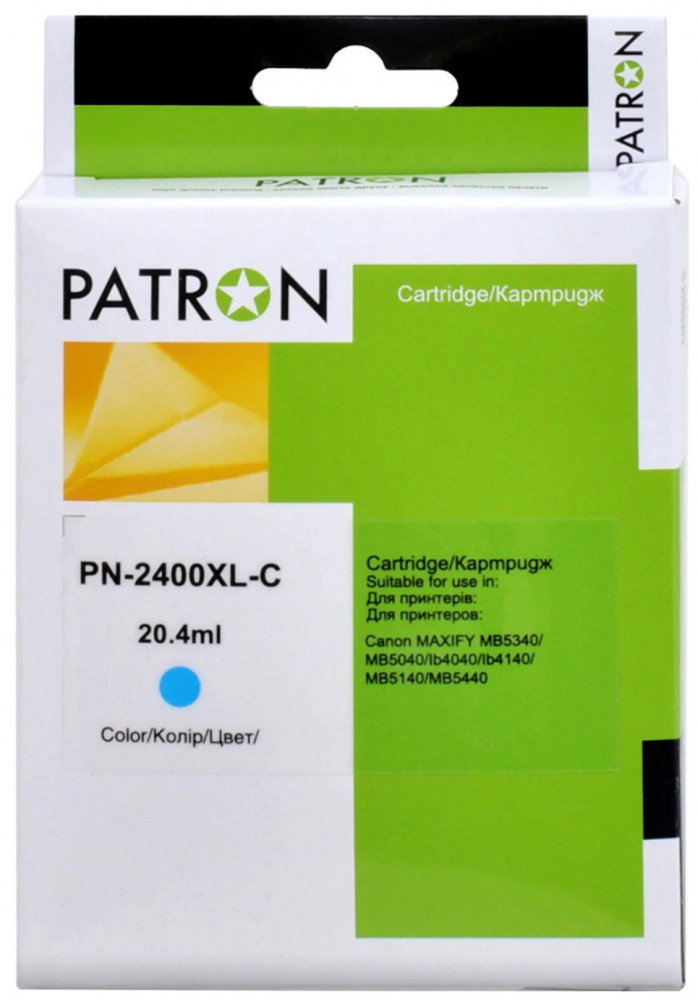 Картридж Patron PN-2400XL-C