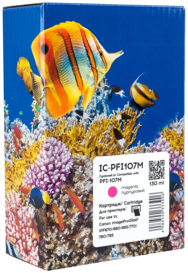 Картридж Barva IC-PFI107M