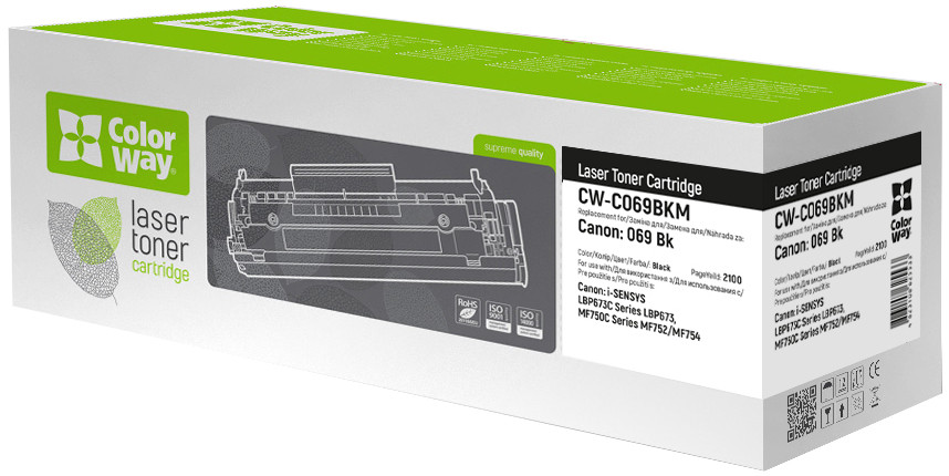 Картридж ColorWay CW-C069BKM
