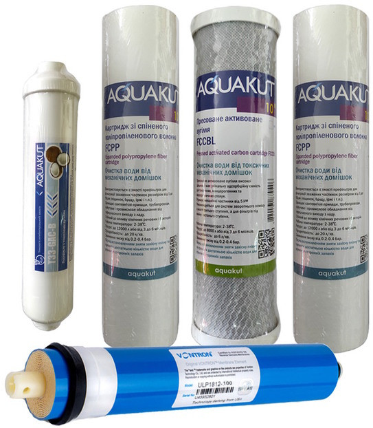 Картридж для води AquaKut PP20-BL-PP5