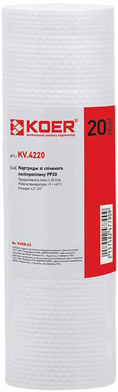 Картридж для води KOER KV.4220