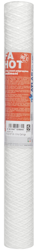 Картридж для воды Atlas Filtri FA HOT 20 SX 25 mcr