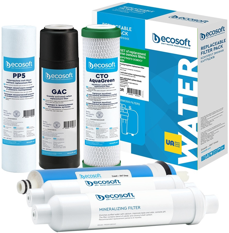 Картридж для води Ecosoft CHV6POSTMIN75GPD