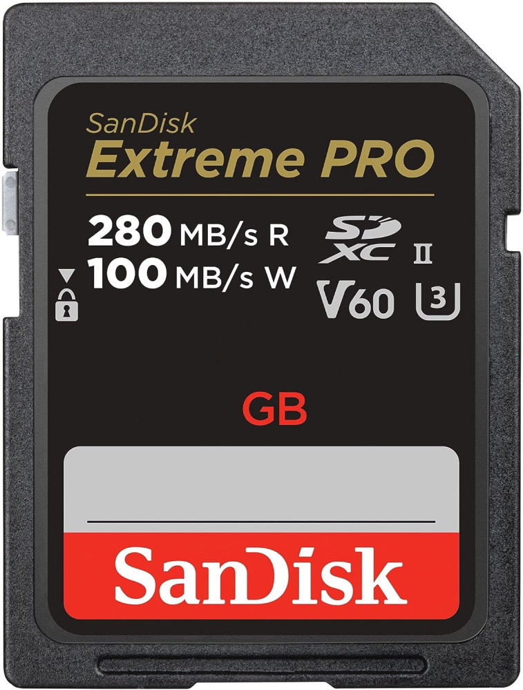 Карта памяти SanDisk Extreme Pro V60 SDXC UHS-II 1 ТБ (SDSDXEP-1T00-GN4IN)