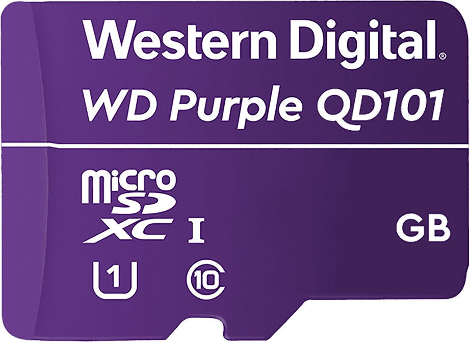 Карта памяти WD Purple QD101 microSD 128 ГБ (WDD128G1P0C)